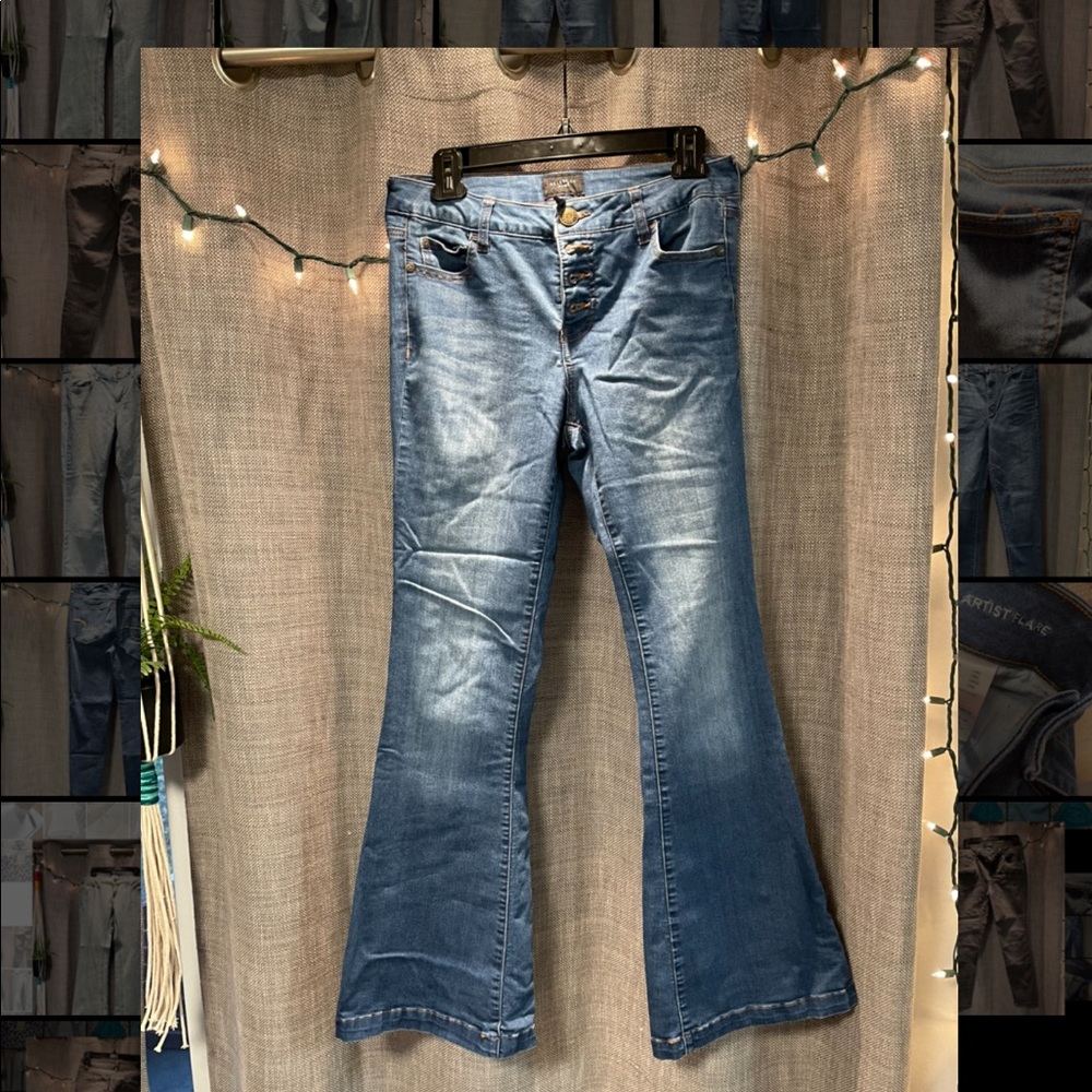 Celebrity Pink Flare Jeans